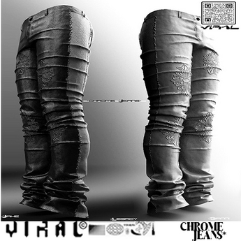 Second Life Marketplace - VIRAL// *CHROME* Jeans DEMO [ADD]